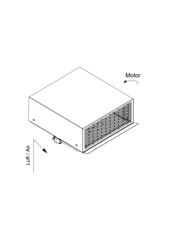 Opera - Motor externo de pared en acero inoxidable