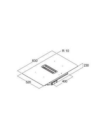 Silverline - Encimera con Extractor HBF-94 B