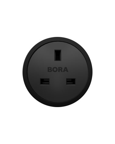Caja enchufe tipo G All Black Bora USTGAB